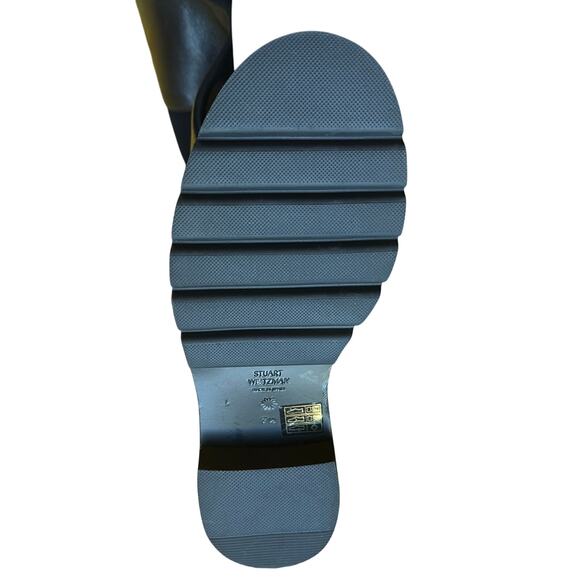 Stuart Weitzman Black 5050 Lift Over The Knee Boot Size 7.5 Leather Platform New - Picture 7 of 15